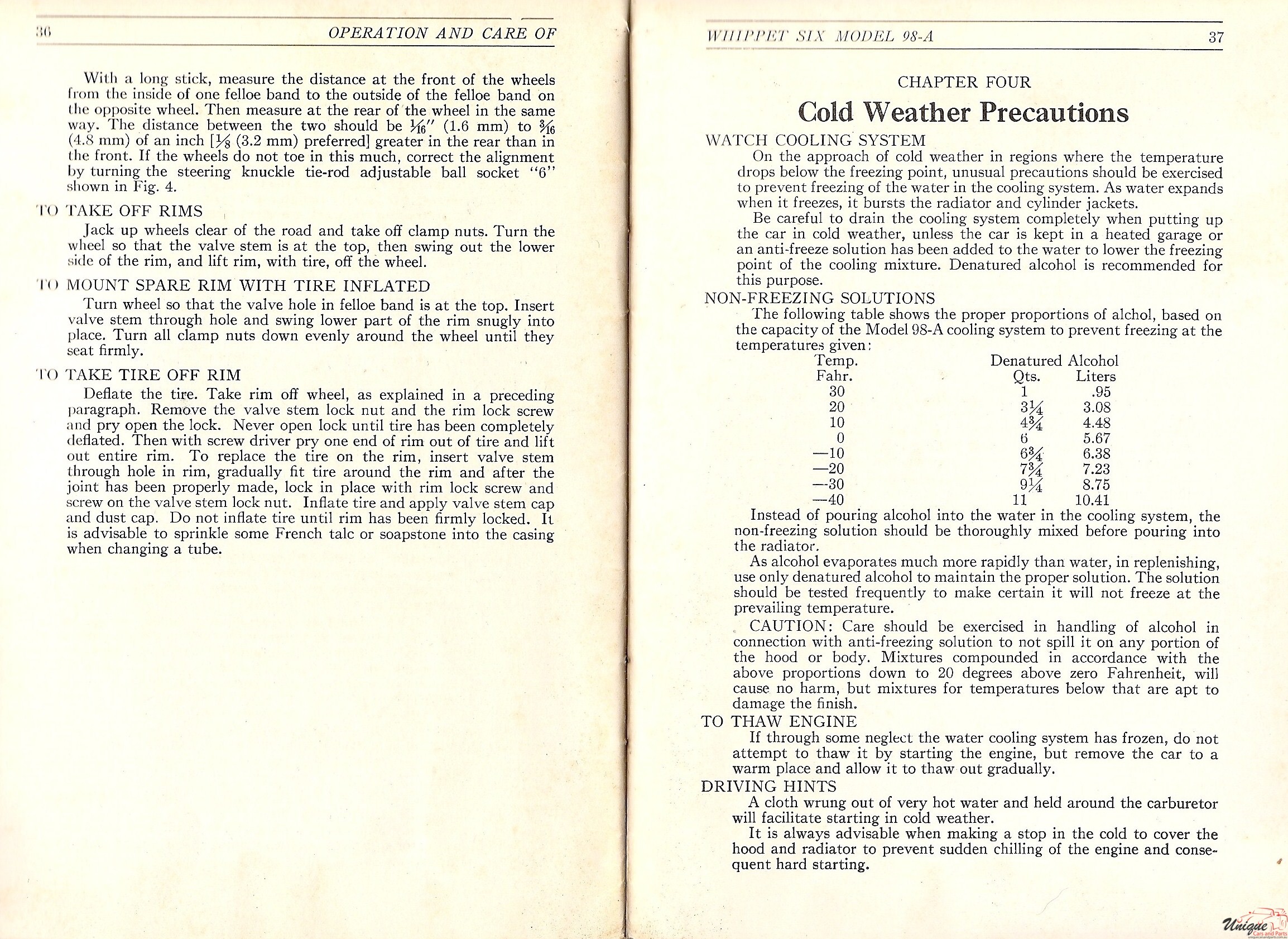 1929 Whippet Operator Manual Page 15